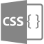 CSS3 logo representing styling language for web pages and design